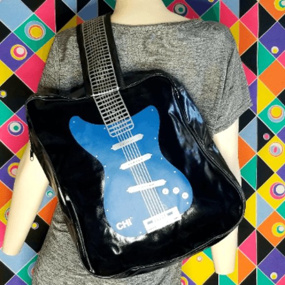 90s Vintage Electric Guitar Sling Backpack - Picture 1 of 7